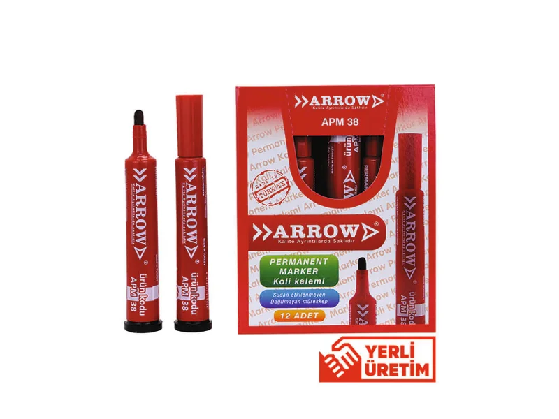 ARROW PERMANENT KIRMIZI YUVARLAK UÇ KOLİ KALEMİ ARROW PERMANENT KIRMIZI YUVARLAK UÇ KOLİ KALEMİ