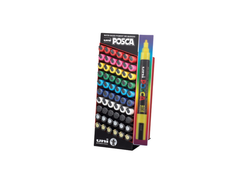 UNİ-BALL PC-5M/5D SET POSCA 1.8-2.5 SU BAZLI MARKER 60 LI SET UNİ-BALL PC-5M/5D SET POSCA 1.8-2.5 SU BAZLI MARKER 60 LI SET
