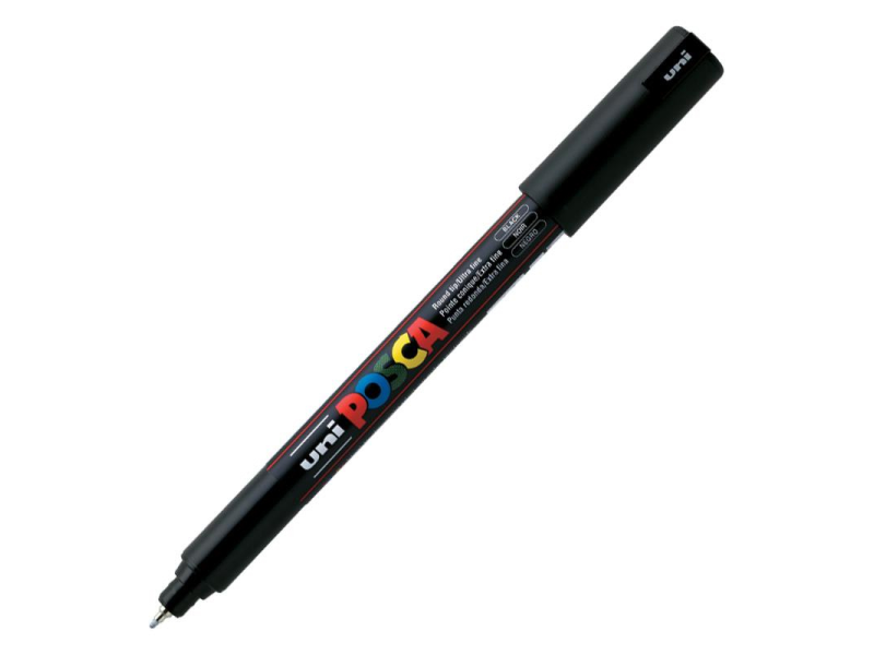 UNİ-BALL PC-1M POSCA SU BAZLI MARKER SİYAH 0.7 UNİ-BALL PC-1M POSCA SU BAZLI MARKER SİYAH 0.7