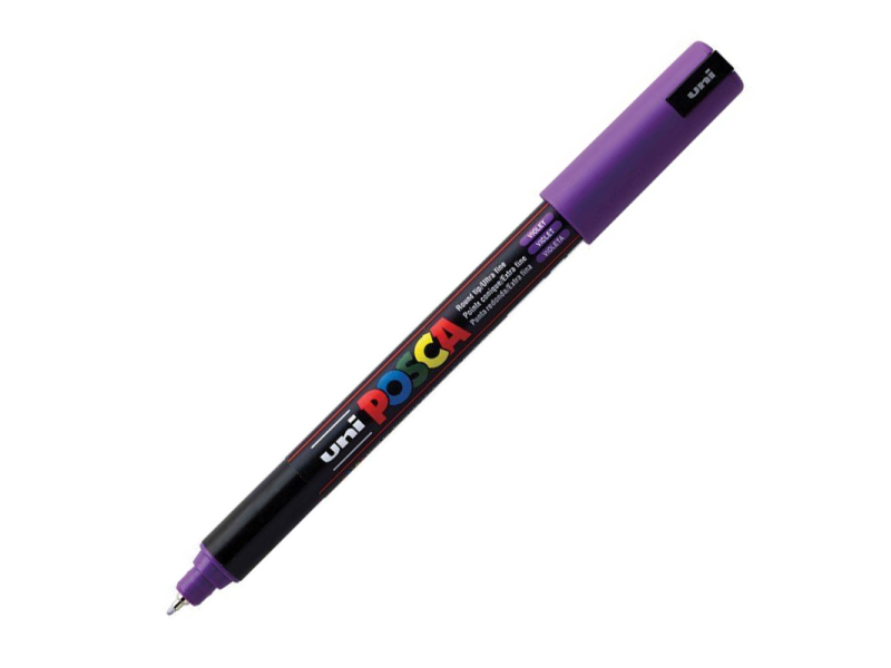 UNİ-BALL PC-1M POSCA SU BAZLI MARKER MOR 0.7 UNİ-BALL PC-1M POSCA SU BAZLI MARKER MOR 0.7