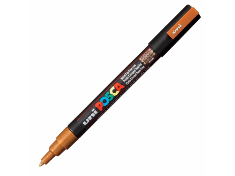 UNİ-BALL PC-3M POSCA SU BAZLI MARKER BRONZ 0.9 UNİ-BALL PC-3M POSCA SU BAZLI MARKER BRONZ 0.9