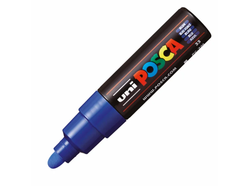 UNİ-BALL PC-7M -POSCA SU BAZLI MARKER MAVİ 4,5-5,5 UNİ-BALL PC-7M -POSCA SU BAZLI MARKER MAVİ 4,5-5,5