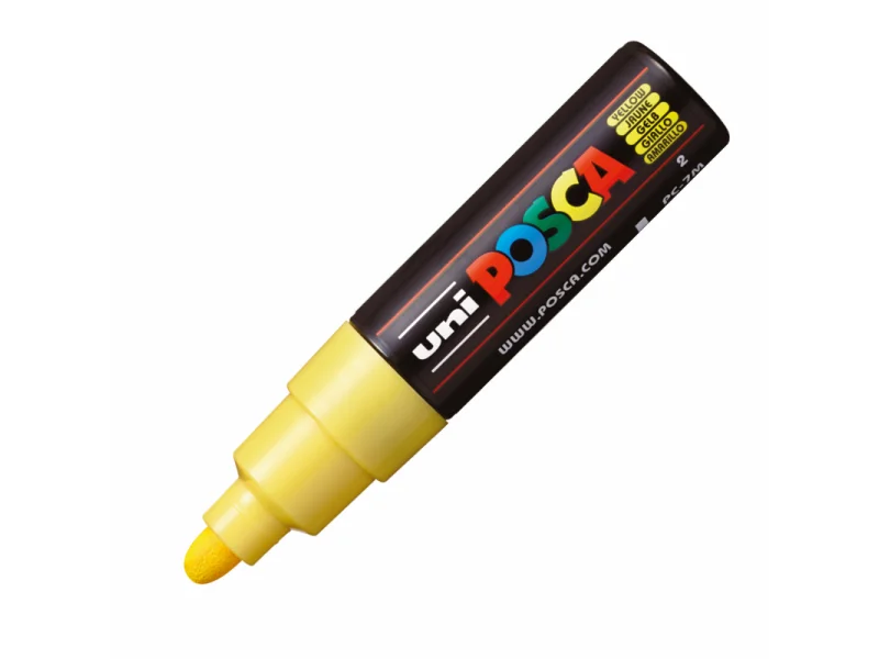 UNİ-BALL PC-7M -POSCA SU BAZLI MARKER SARI 4,5-5,5 UNİ-BALL PC-7M -POSCA SU BAZLI MARKER SARI 4,5-5,5