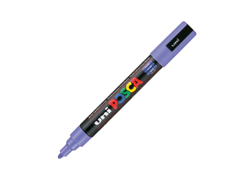 UNİ-BALL PC-5M-POSCA SU BAZLI MARKER LİLA 1.8 UNİ-BALL PC-5M-POSCA SU BAZLI MARKER LİLA 1.8