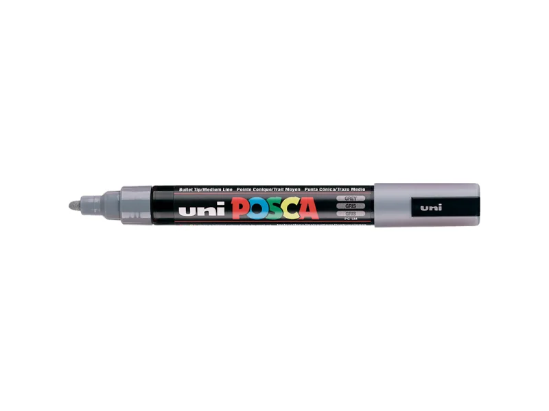 UNİ-BALL PC-5M-POSCA SU BAZLI MARKER GRİ 1.8-2.5 UNİ-BALL PC-5M-POSCA SU BAZLI MARKER GRİ 1.8-2.5