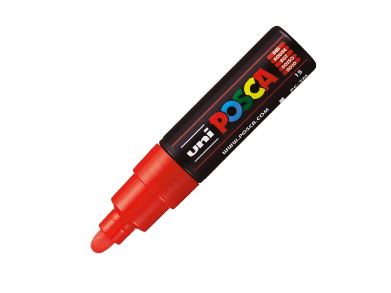 UNİ-BALL PC-7M -POSCA SU BAZLI MARKER KIRMIZI 4,5-5,5 UNİ-BALL PC-7M -POSCA SU BAZLI MARKER KIRMIZI 4,5-5,5