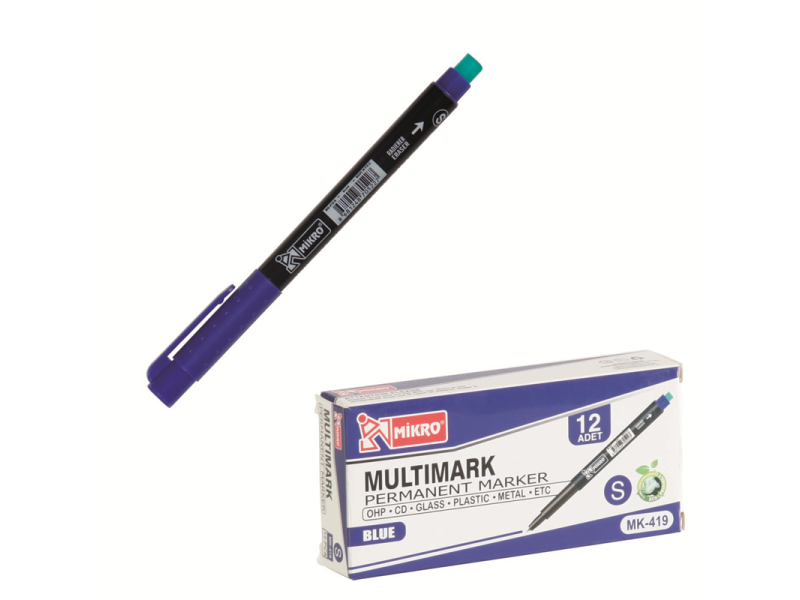 MİKRO MK-419 S MAVİ PERMANENT KALEM MİKRO MK-419 S MAVİ PERMANENT KALEM