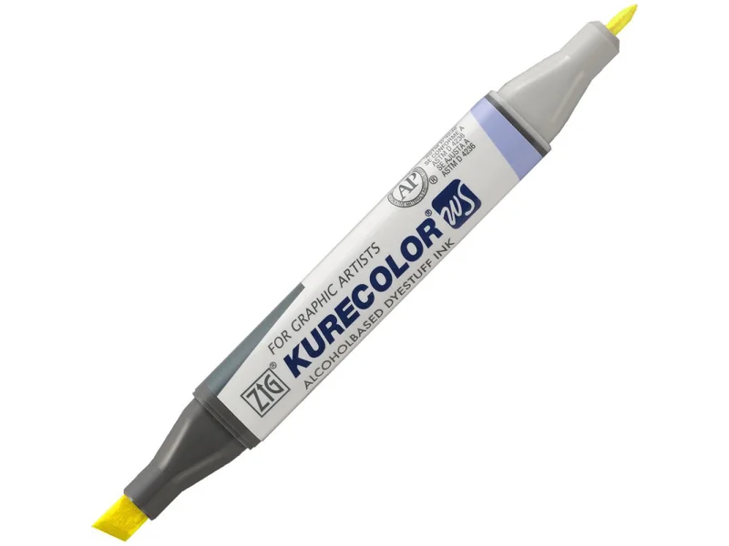 ZİG 102 LEMON YELLOW KURECOLOR RÜTUŞ KALEMİ (ÇİFT UÇLU) KC-3000 ZİG 102 LEMON YELLOW KURECOLOR RÜTUŞ KALEMİ (ÇİFT UÇLU) KC-3000