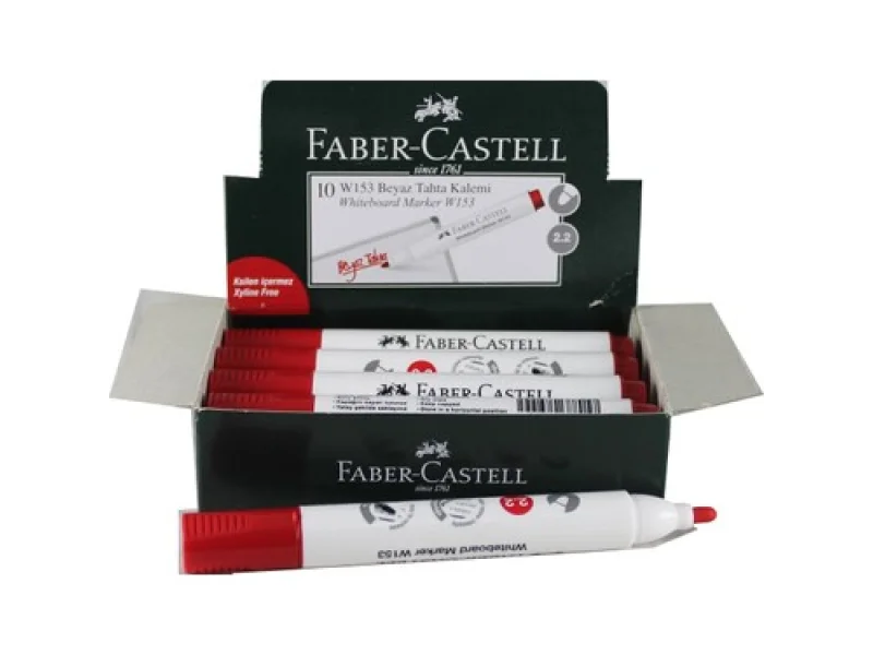 FABER W153 KIRMIZI TAHTA KALEMİ 254029 FABER W153 KIRMIZI TAHTA KALEMİ 254029