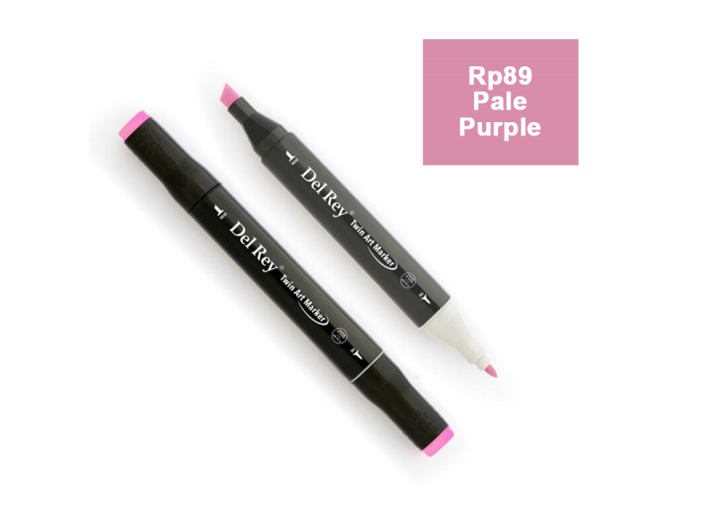 DEL REY TWIN MARKER RP89 PALE PURPLE ÇİFT UÇLU GRAFİK KALEMİ MN-DR089 DEL REY TWIN MARKER RP89 PALE PURPLE ÇİFT UÇLU GRAFİK KALEMİ MN-DR089