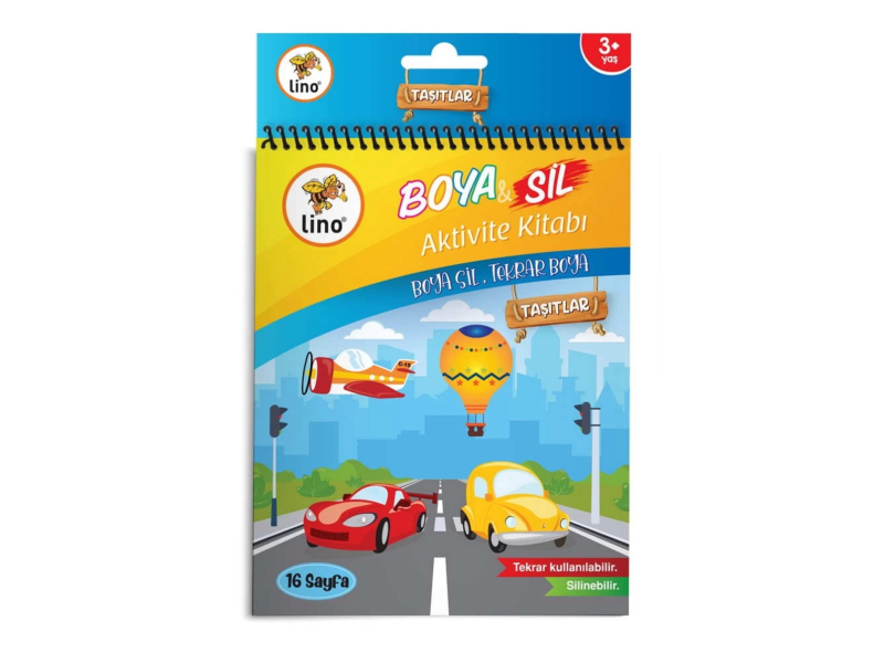 LINO BS-1001 BOYA SİL BOYAMA KİTABI ARAÇLAR LINO BS-1001 BOYA SİL BOYAMA KİTABI ARAÇLAR