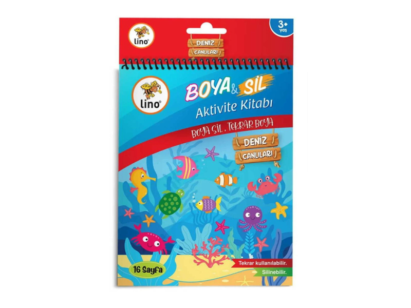 LINO BS-1002 BOYA SİL BOYAMA KİTABI DENİZALTI