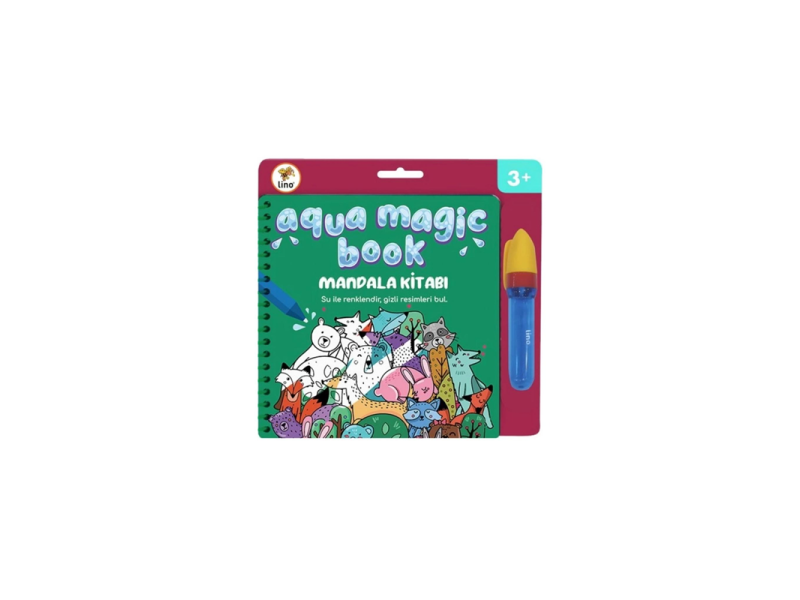 LINO TFL-1003 AQUA MAGIC BOOK MANDALA SİHİRLİ BOYAMA KİTABI LINO TFL-1003 AQUA MAGIC BOOK MANDALA SİHİRLİ BOYAMA KİTABI