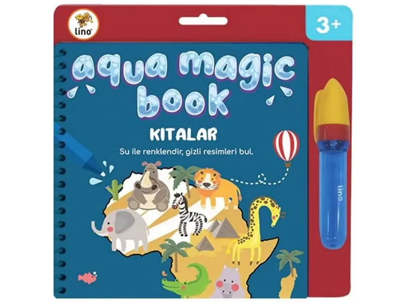 LINO TFL-1001 AQUA MAGIC BOOK KITALAR SİHİRLİ BOYAMA KİTABI