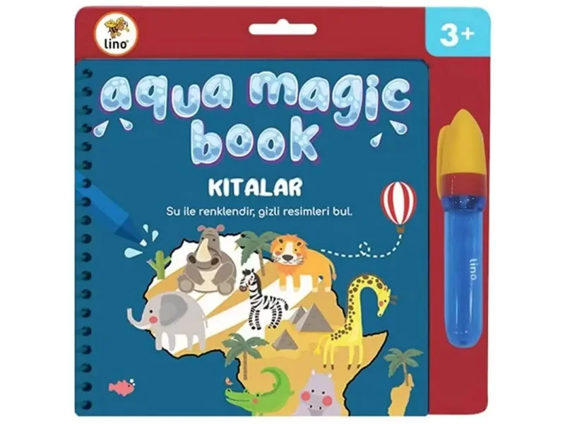 LINO TFL-1001 AQUA MAGIC BOOK KITALAR SİHİRLİ BOYAMA KİTABI LINO TFL-1001 AQUA MAGIC BOOK KITALAR SİHİRLİ BOYAMA KİTABI