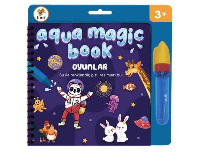 LINO TFL-1002 AQUA MAGIC BOOK OYUNLAR SİHİRLİ BOYAMA KİTABI