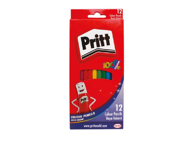 PRİTT 12 RENK KURU BOYA TAM BOY 1219734