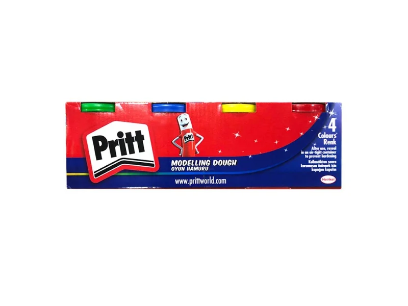 PRİTT OYUN HAMURU 4 RENK 4x100 gr 1831458 PRİTT OYUN HAMURU 4 RENK 4x100 gr 1831458