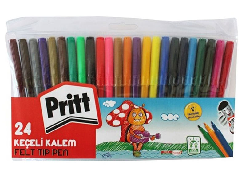 PRİTT 24 RENK KEÇELİ KALEM 1774252 PRİTT 24 RENK KEÇELİ KALEM 1774252