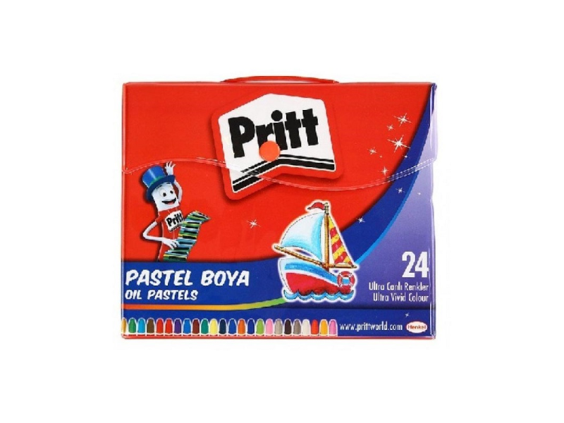 PRİTT 24 RENK ÇANTALI PASTEL 1048064 PRİTT 24 RENK ÇANTALI PASTEL 1048064