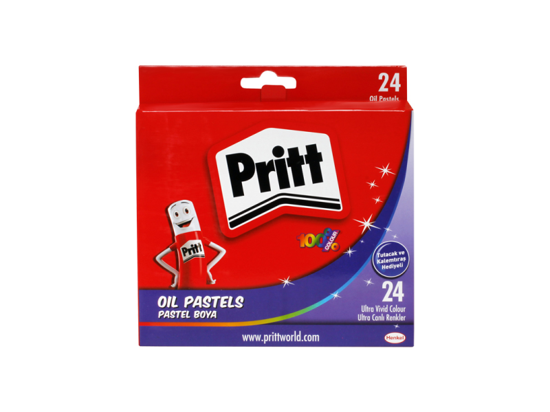 PRİTT 24 RENK PASTEL KARTON KUTU 1307853 PRİTT 24 RENK PASTEL KARTON KUTU 1307853