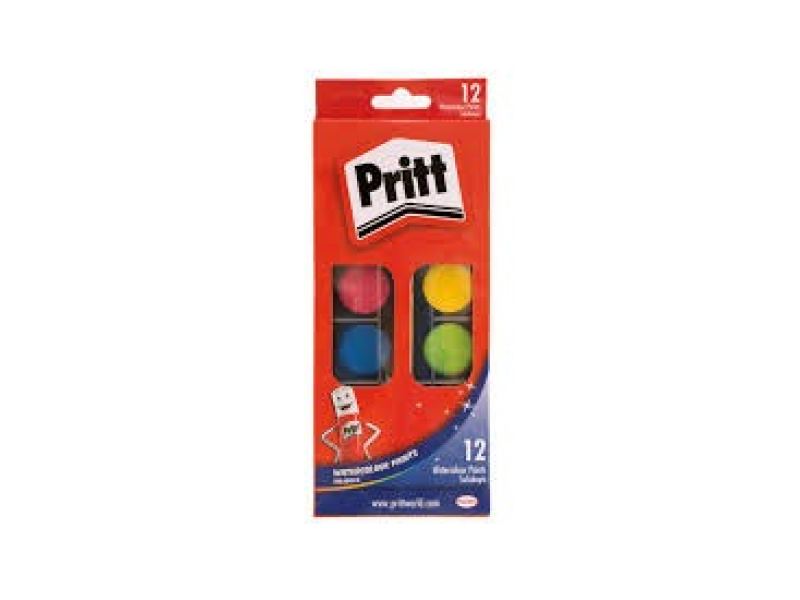 PRİTT 12 RENK SULU BOYA BÜYÜK 1047948 PRİTT 12 RENK SULU BOYA BÜYÜK 1047948