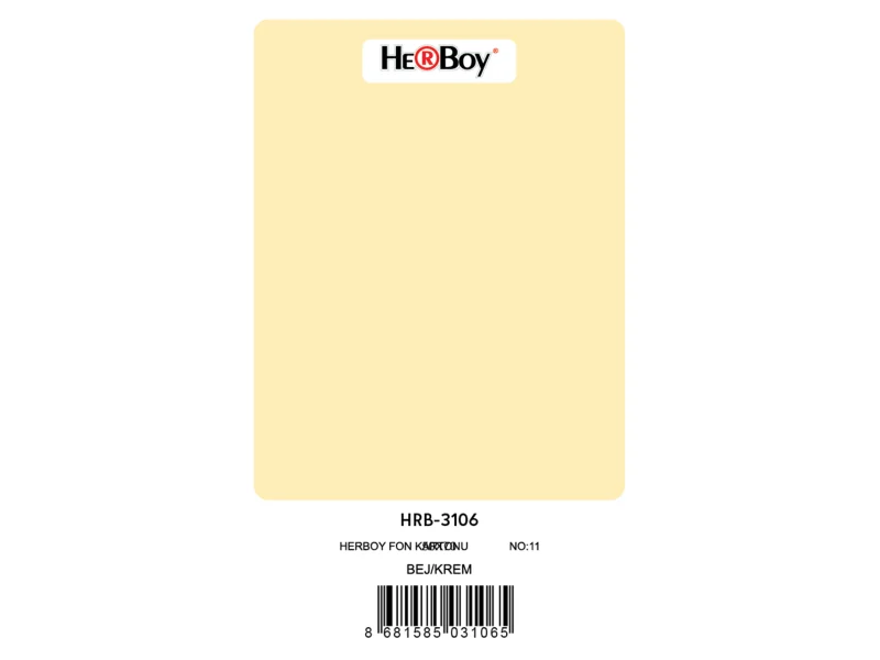 HERBOY HRB3106 FON KARTONU 50x70 KREM 160 GR NO:11 100 LÜ HERBOY HRB3106 FON KARTONU 50x70 KREM 160 GR NO:11 100 LÜ