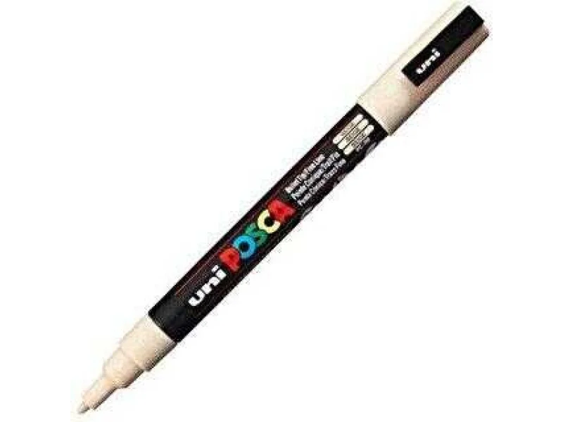 UNİ-BALL PC-3M POSCA SU BAZLI MARKER IVORY 0.9 UNİ-BALL PC-3M POSCA SU BAZLI MARKER IVORY 0.9