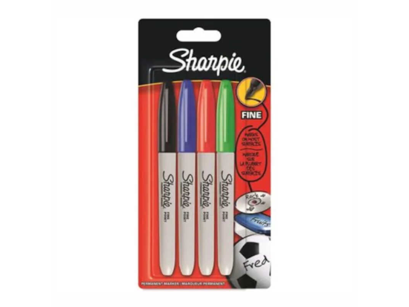 SHARPIE 4 LÜ FINE PERMANENT MARKÖR ANA RENKLER 1985858 SHARPIE 4 LÜ FINE PERMANENT MARKÖR ANA RENKLER 1985858