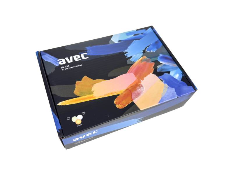 AVEC AV-333 3D PİLLİ + USB'Lİ MASA LAMBASI AVEC AV-333 3D PİLLİ + USB'Lİ MASA LAMBASI