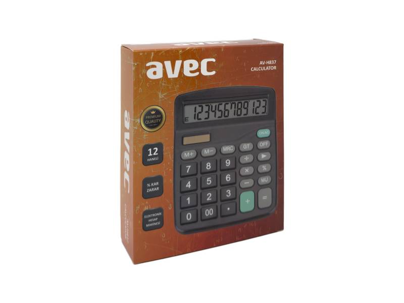 AVEC AV-H837 HESAP MAKİNESİ AVEC AV-H837 HESAP MAKİNESİ