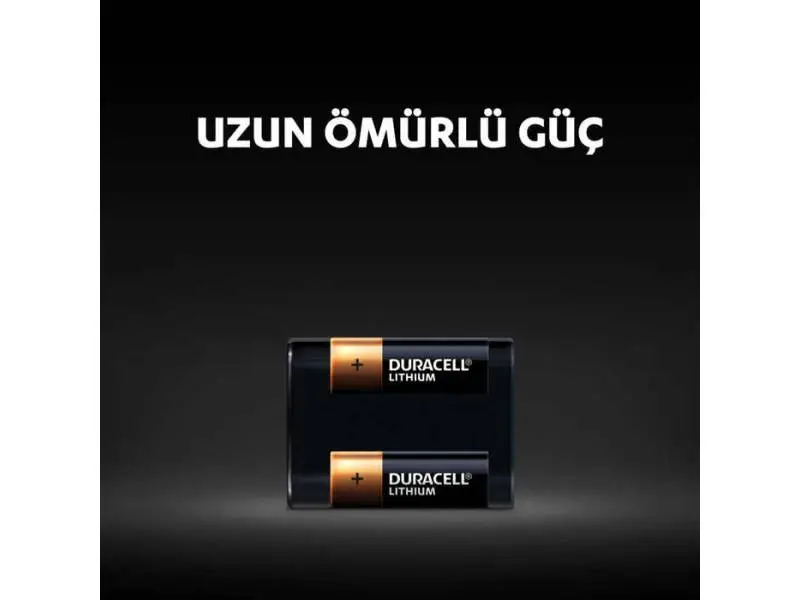 Duracell 2CR5/DL245 6V Lıthıum Pil 1'li Duracell 2CR5/DL245 6V Lıthıum Pil 1'li