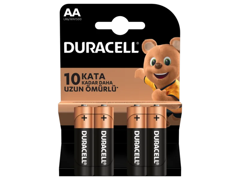 Duracell AA Kalem Pil 4'lü Duracell AA Kalem Pil 4'lü