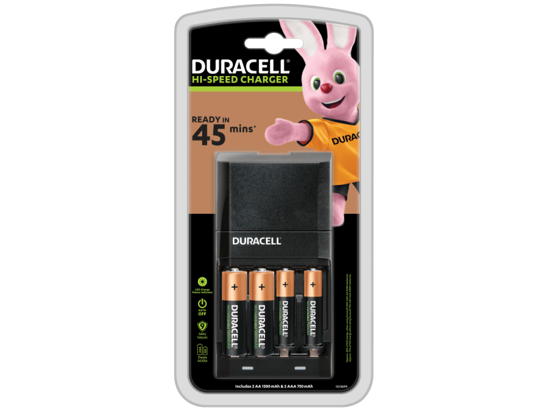 DURACELL CEF27 ŞARJ CİHAZI 45 DK. DURACELL CEF27 ŞARJ CİHAZI 45 DK.
