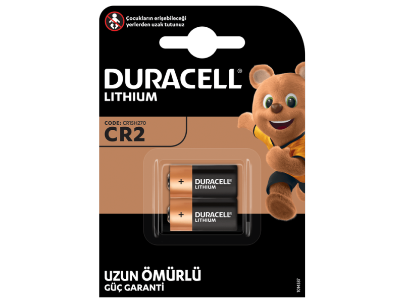 Duracell Cr2 3V Lithium Pil 2'li Duracell Cr2 3V Lithium Pil 2'li