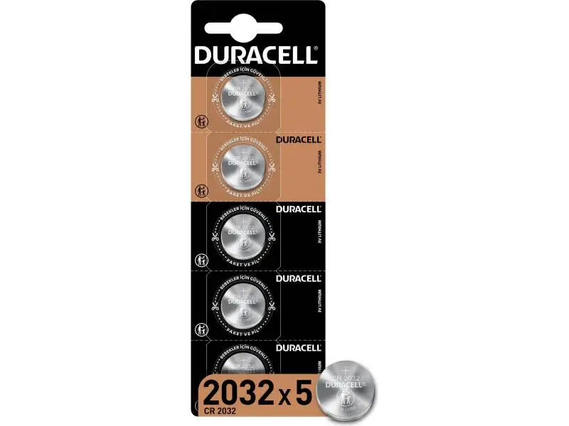 Duracell CR2032 Lıthıum 3V Pil 5'li Duracell CR2032 Lıthıum 3V Pil 5'li