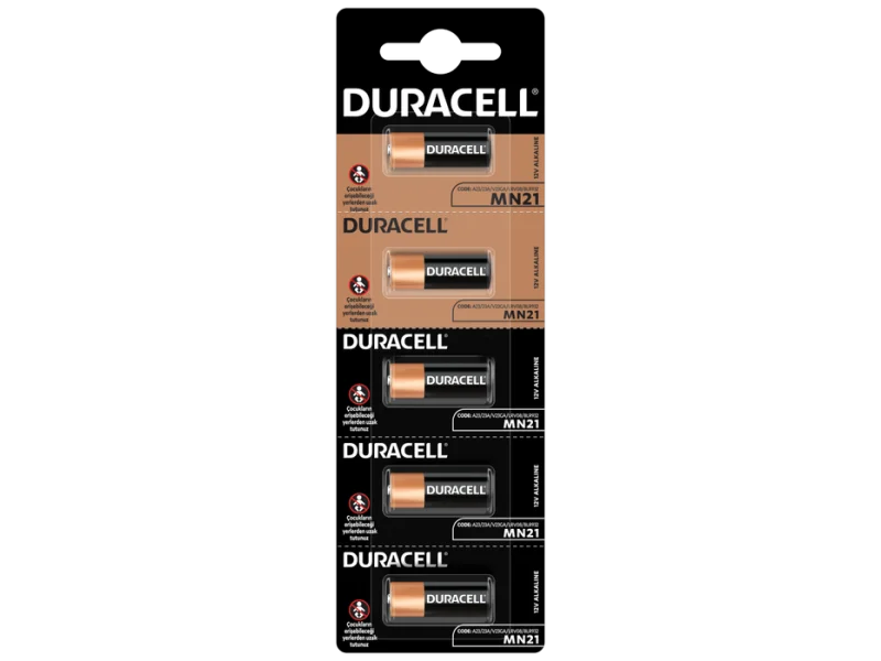 DURACELL MN21/23A 12V PİL 5Lİ DURACELL MN21/23A 12V PİL 5Lİ