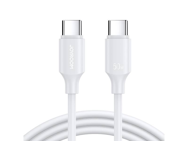 JOYROOM S-CC060A9 60W TYPE C-TYPE C 1M-WHITE