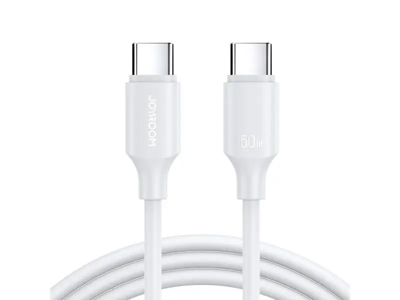 JOYROOM S-CC060A9 60W TYPE C-TYPE C 1M-WHITE JOYROOM S-CC060A9 60W TYPE C-TYPE C 1M-WHITE