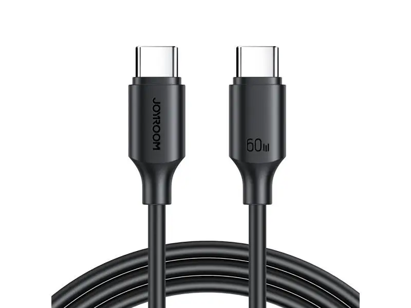 JOYROOM S-CC060A9 60W TYPE C-TYPE C 2M-BLACK JOYROOM S-CC060A9 60W TYPE C-TYPE C 2M-BLACK