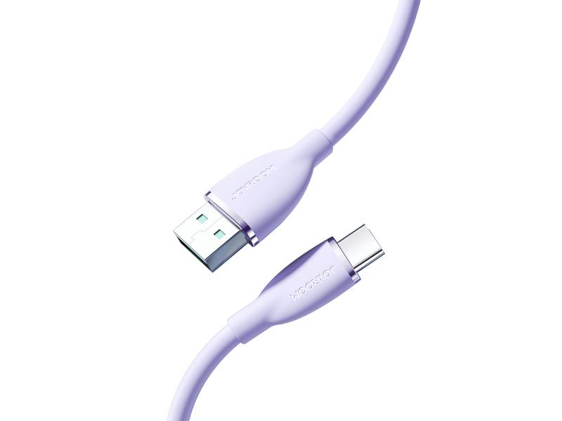 JOYROOM SA29-AC3 3A USB A-TYPE C 1.2M-PURPLE JOYROOM SA29-AC3 3A USB A-TYPE C 1.2M-PURPLE