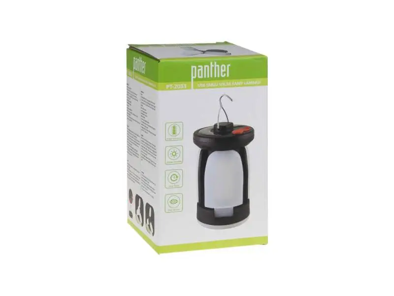 PANTHER PT-2033 USB ŞARJLI SOLAR KAMP LAMBASI PANTHER PT-2033 USB ŞARJLI SOLAR KAMP LAMBASI