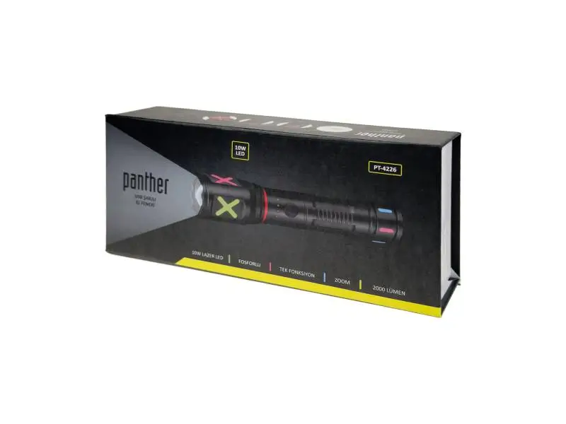 PANTHER PT-4226 USB ŞARJLI EL FENERİ PANTHER PT-4226 USB ŞARJLI EL FENERİ