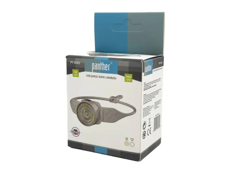 PANTHER PT-5525 USB ŞARJLI KAFA LAMBASI PANTHER PT-5525 USB ŞARJLI KAFA LAMBASI