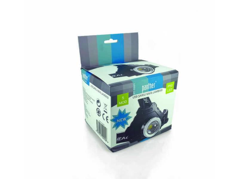 Panther PT-5960 P50 Ledli Şarjlı Kafa Lambası Panther PT-5960 P50 Ledli Şarjlı Kafa Lambası