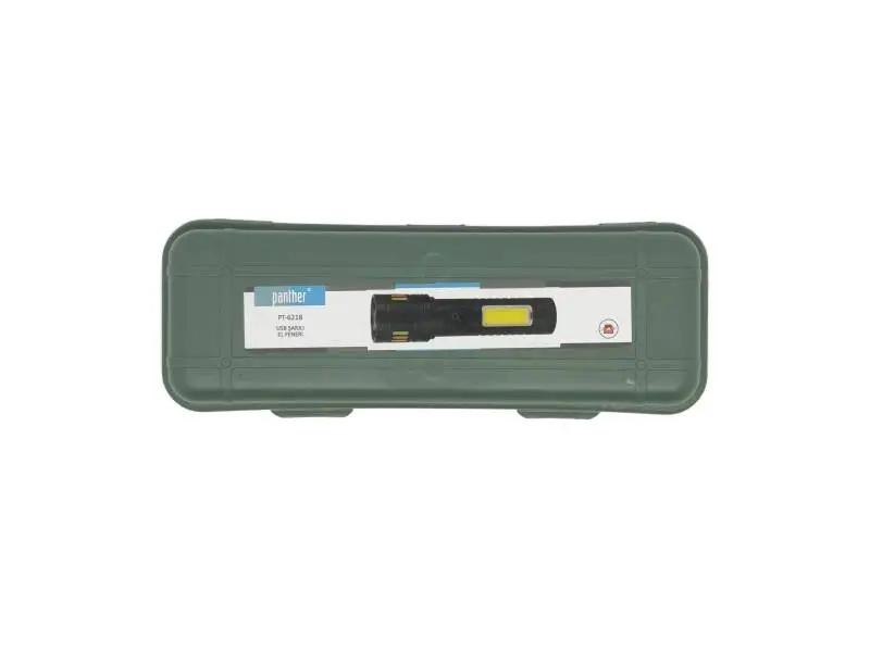 PANTHER PT-6218 USB ŞARJLI EL FENERİ PANTHER PT-6218 USB ŞARJLI EL FENERİ