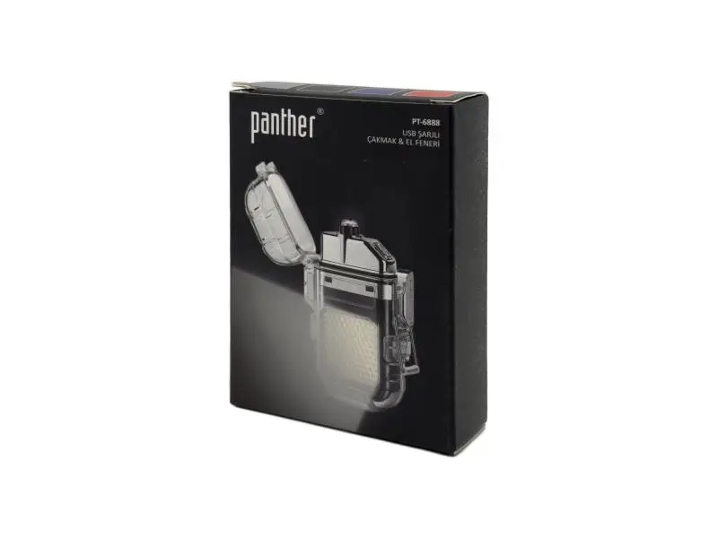 PANTHER PT-6888 USB ŞARJLI ÇAKMAK-FENER PANTHER PT-6888 USB ŞARJLI ÇAKMAK-FENER