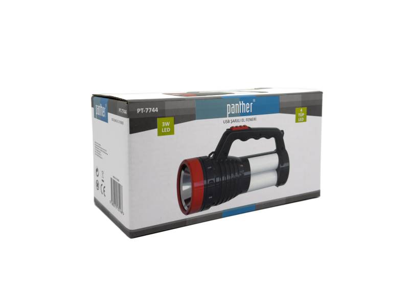 PANTHER PT-7744 USB ŞARJLI EL FENERİ PANTHER PT-7744 USB ŞARJLI EL FENERİ
