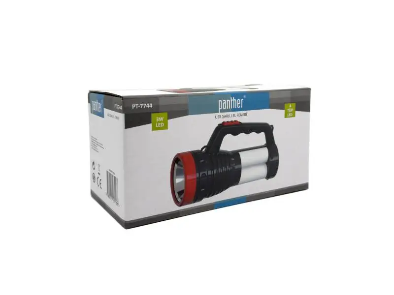 PANTHER PT-7744 USB ŞARJLI EL FENERİ PANTHER PT-7744 USB ŞARJLI EL FENERİ