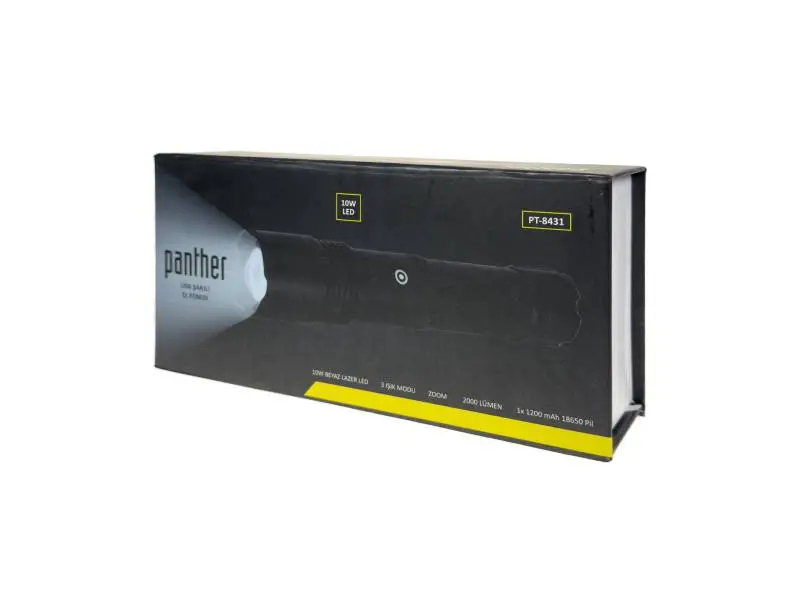 PANTHER PT-8431 USB ŞARJLI EL FENERİ PANTHER PT-8431 USB ŞARJLI EL FENERİ